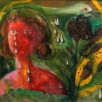 Title: Women with tears / Žena se slzami/ Medium : Oil on Canvas / Dimension :50x60cm/ Year: 2018 / Status: available / dostupne