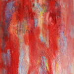 Title: The rising Angel /Vzletácí anděl / Medium : Oil on Canvas / Dimension : 90x60cm / Year: 2019 / Private collections / V soukromé sbírce