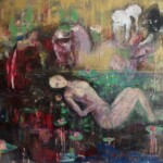 Title: Alchemist /Alchymista/ Medium : Oil on Canvas /Dimension :60x80cm / Year: 2020 / Status: Private collections / V soukromé sbírce