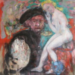 Title: Saskia , Medium: Oil on Canvas, Dimension: 150x140cm / Year: 2020 / Status: available / dostupne